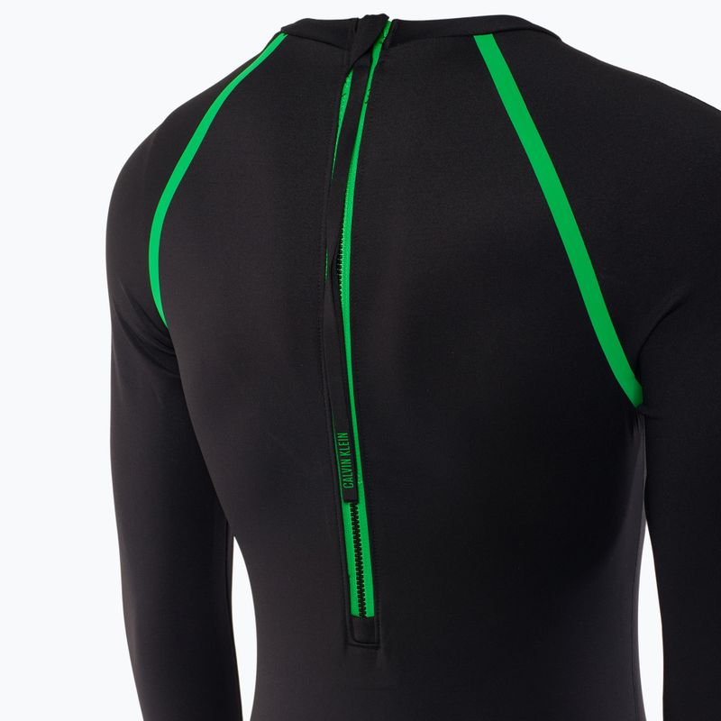 Дамски бански костюм от една част Calvin Klein KW0KW02790 Intense Power Move Rashguard One Piece pvh black 4