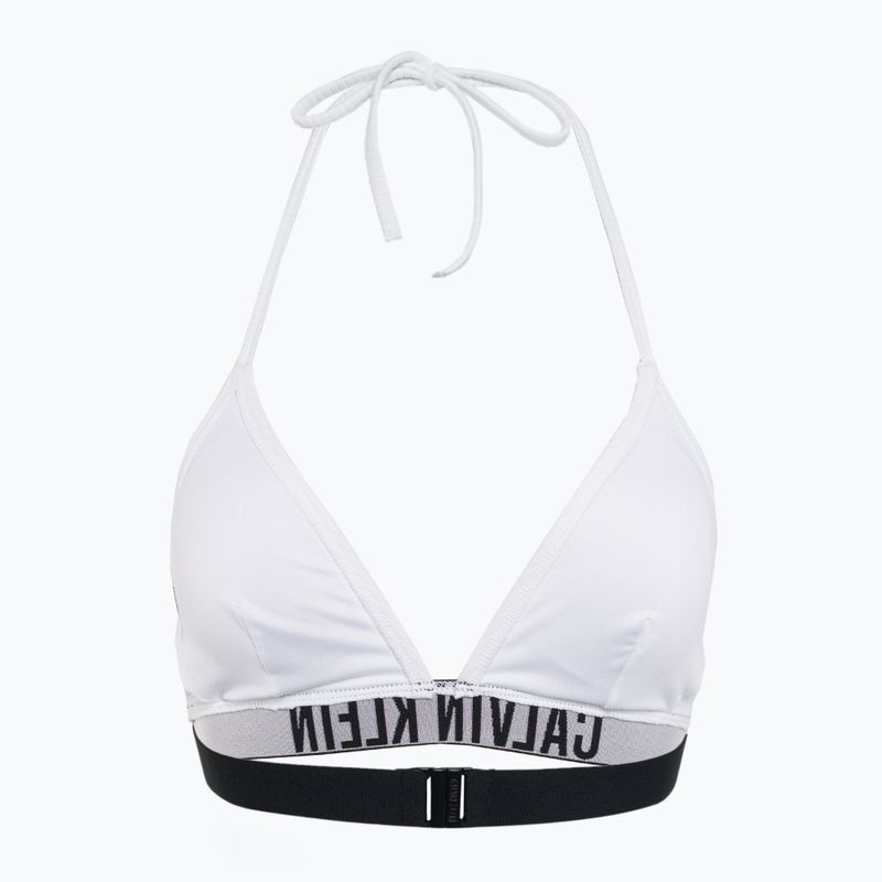 Горнище на бански костюм Calvin Klein KW0KW02750 Intense Power Rib Triangle-RP brilliant white 2