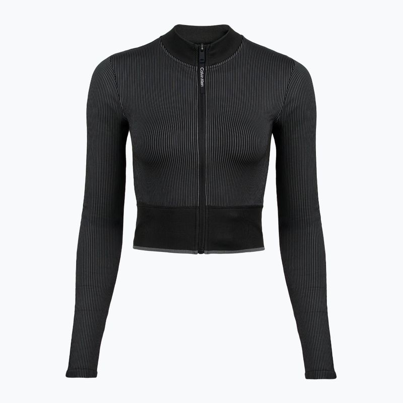 Дамски суитшърт Calvin Klein 00GWS4J406 Seamless black