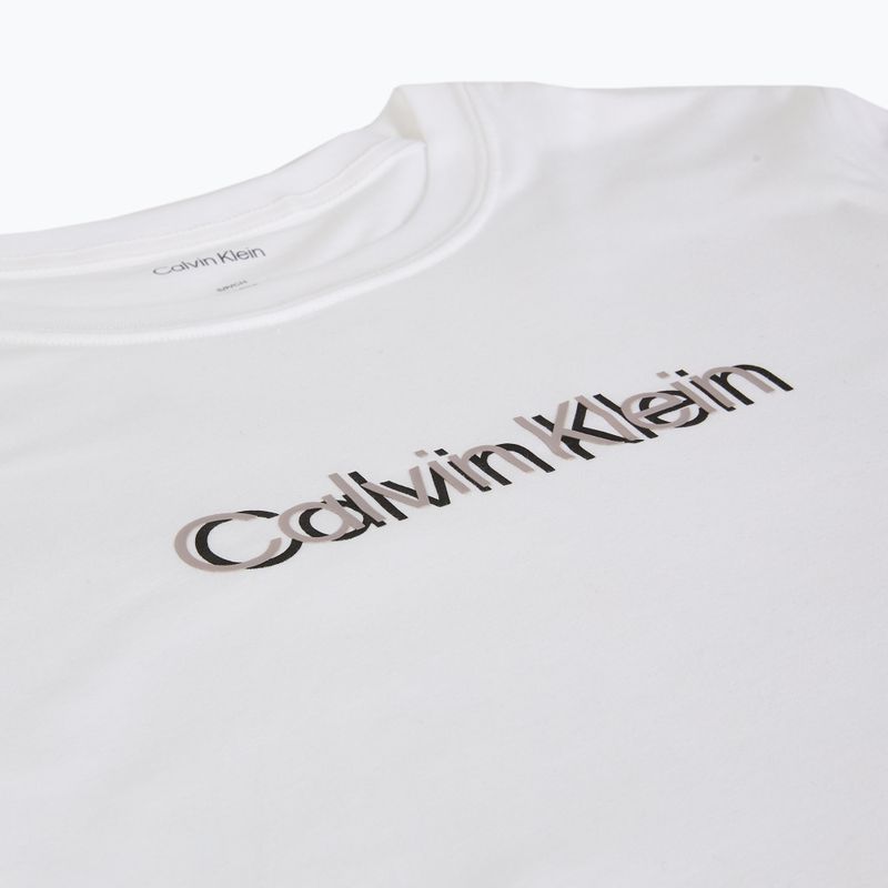 Мъжки Calvin Klein LVGMS5K182 Графична класическа бяла тениска 3