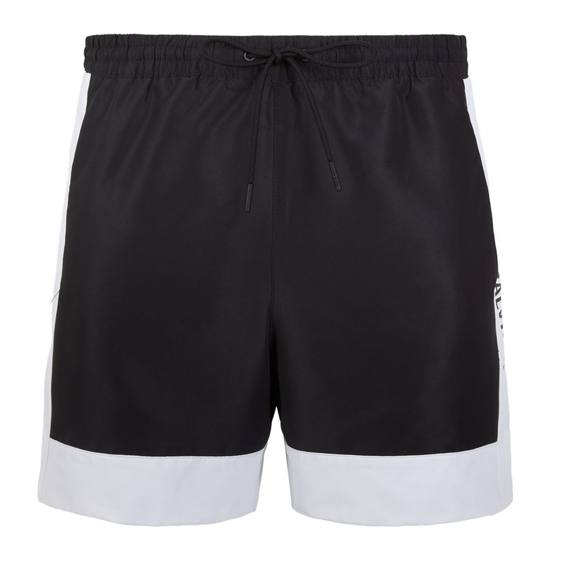Мъжки шорти за плуване Calvin Klein KM0KM01095 Intense Power Medium Drawstring Fashion brilliant white