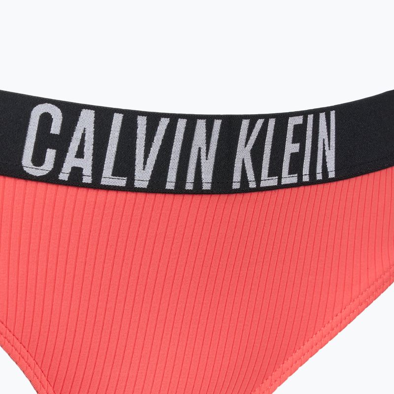 Долнище на бански костюм Calvin Klein KW0KW02752 Intense Power Rib Bikini dazzling coral 3