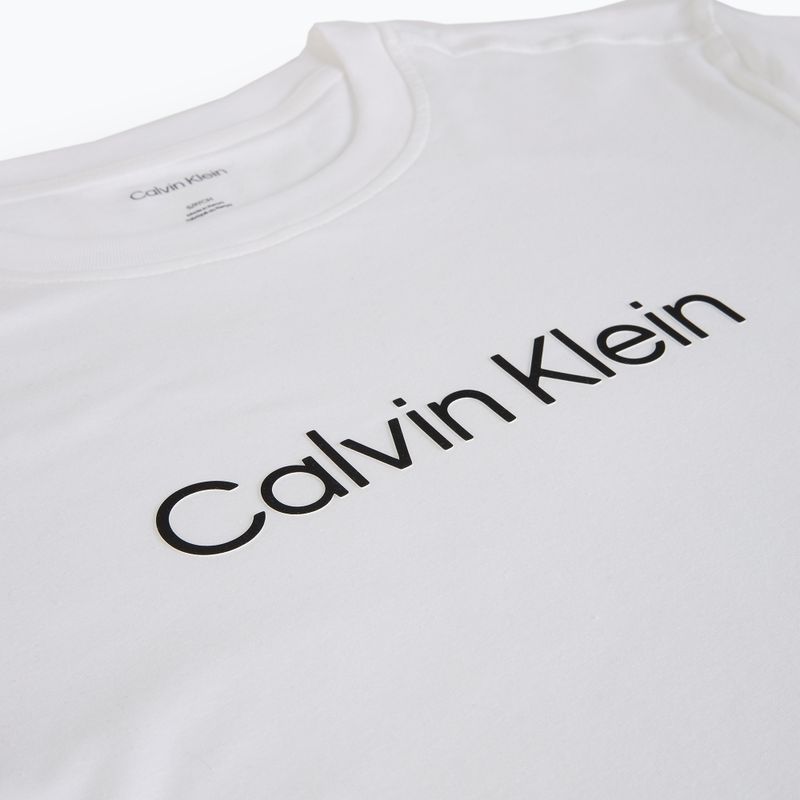 Мъжки Calvin Klein LVGMS5K183 Графична класическа бяла тениска 3