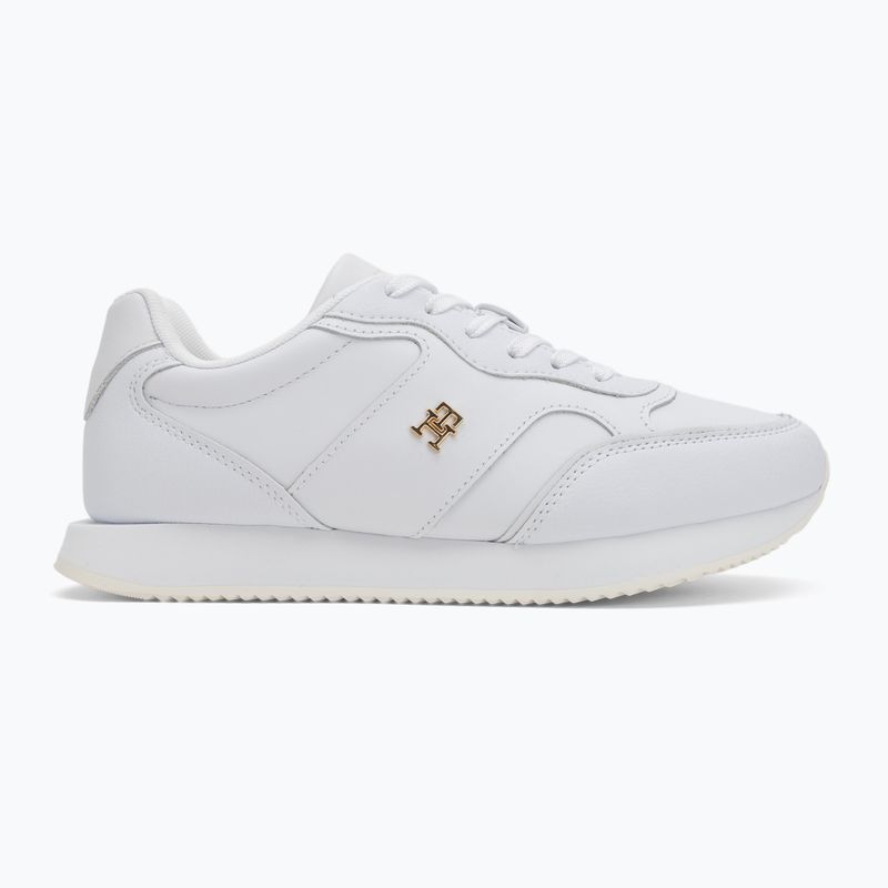 Tommy Hilfiger дамски обувки Leather Runner white 2