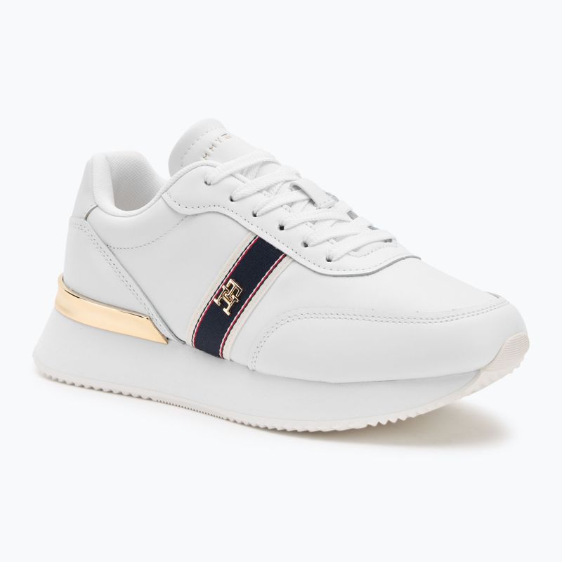 Дамски обувки Tommy Hilfiger Webbing Runner white