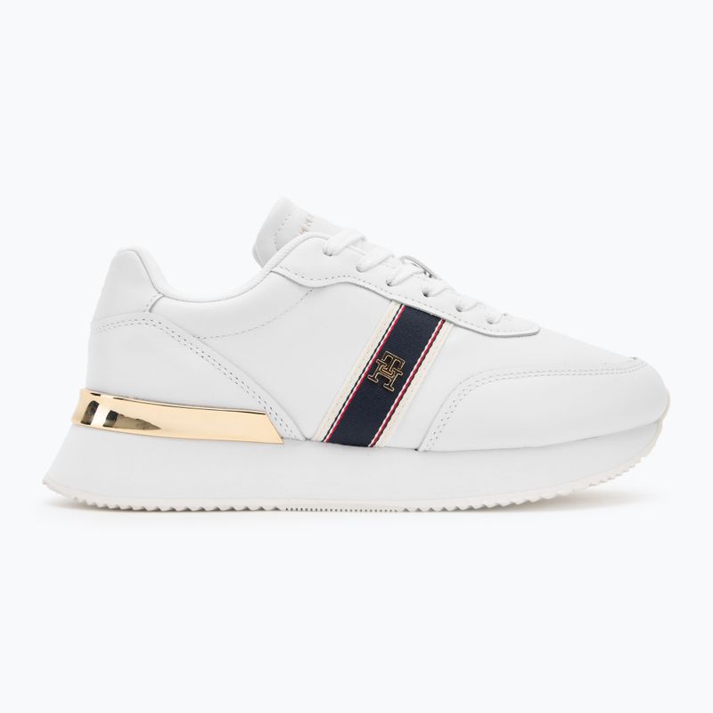 Дамски обувки Tommy Hilfiger Webbing Runner white 2