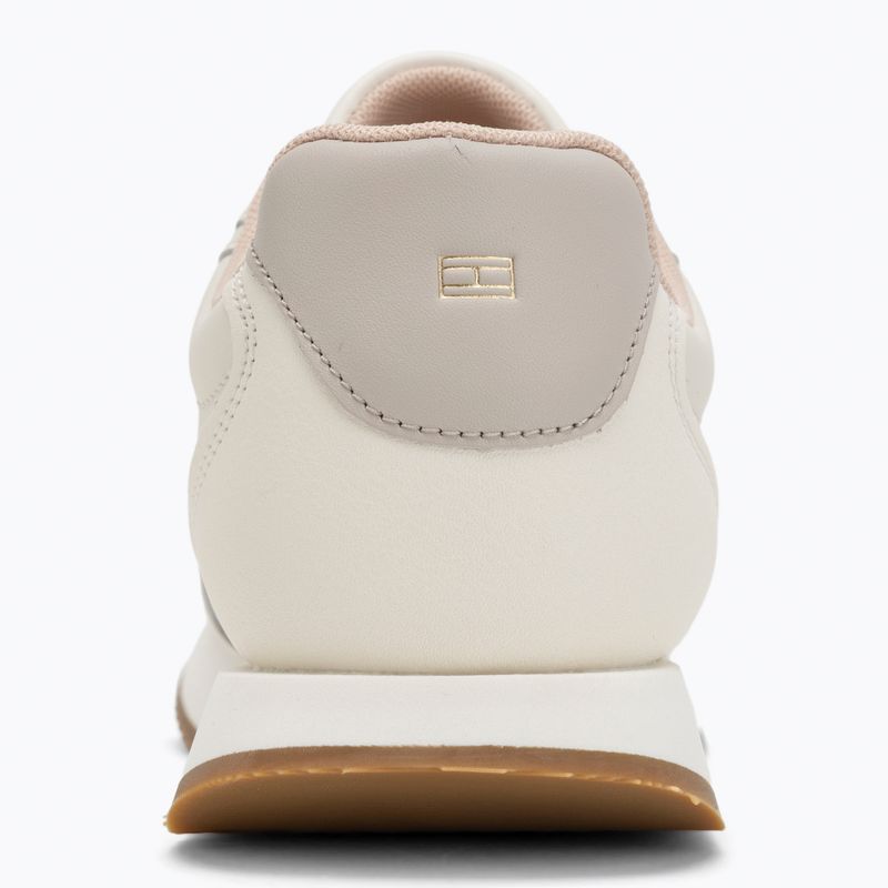 Tommy Hilfiger Кожени дамски обувки ivory petal/newsprin 6