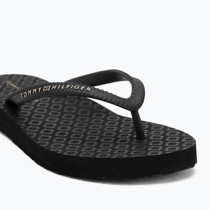 Tommy Hilfiger дамски джапанки Strap Beach Sandal black 7