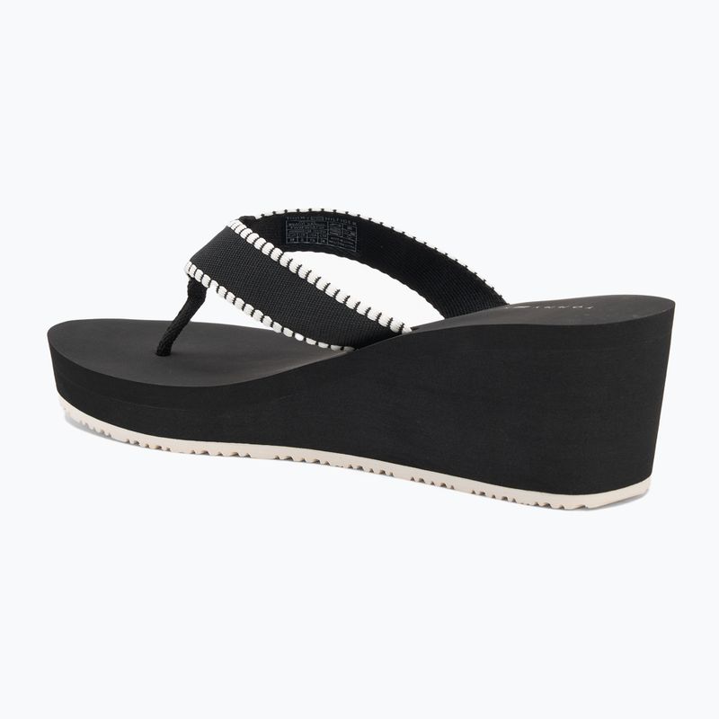 Tommy Hilfiger дамски джапанки Wedge Beach Sandal black 3