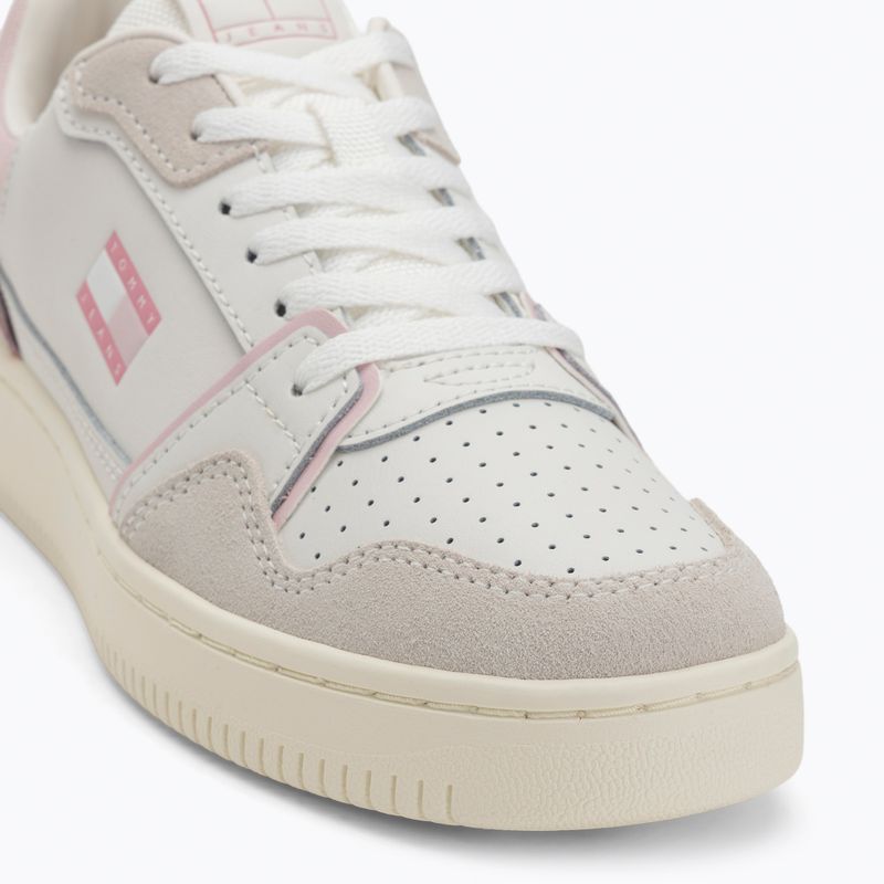 Tommy Jeans Retro Basket дамски обувки екрю/мистично розово 7