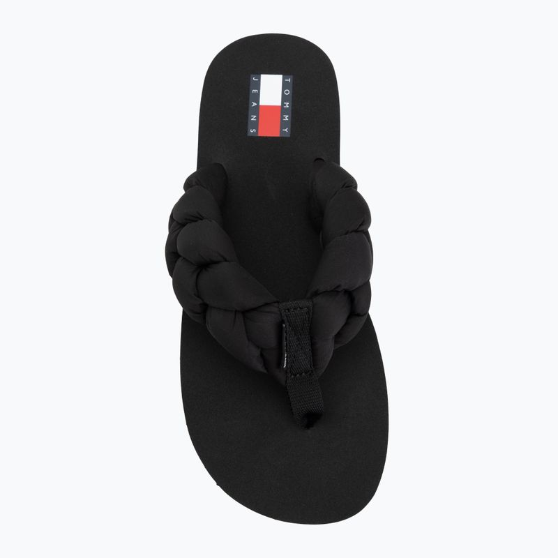 Дамски джапанки Tommy Hilfiger Braided Thong black 5