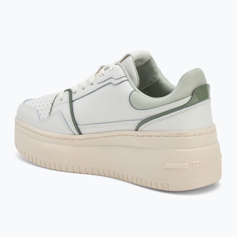 Дамски обувки Tommy Jeans Retro Basket Flatform ecru/misty sage 3