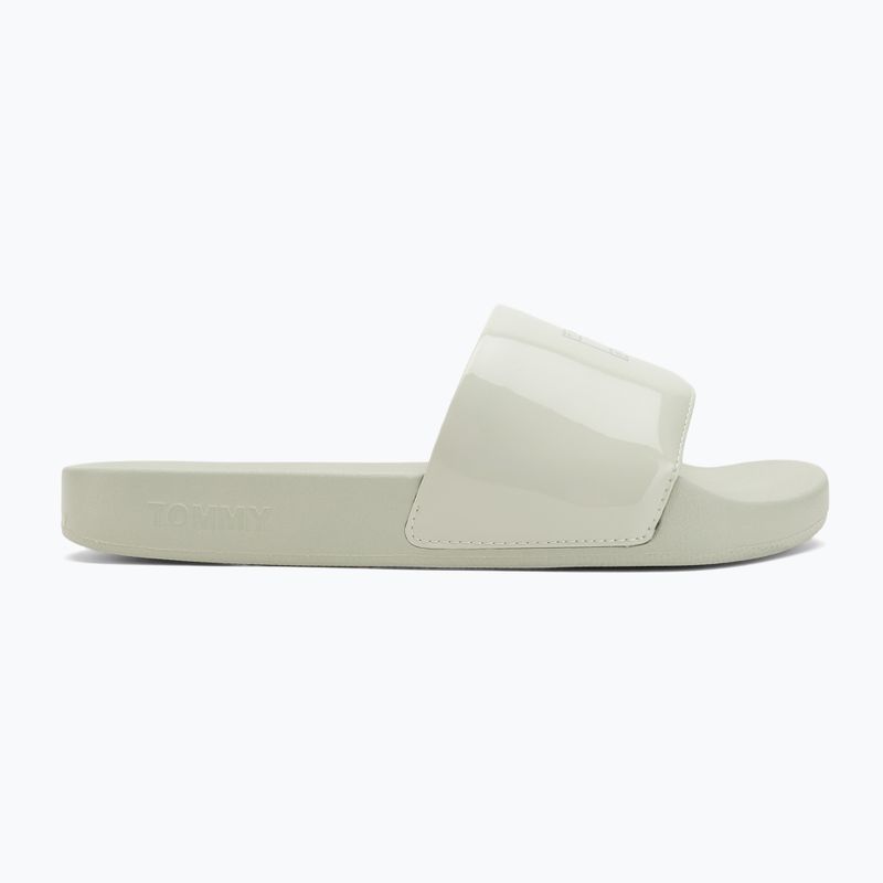 Tommy Hilfiger дамски джапанки Flag Pool Slide Patent misty sage 2