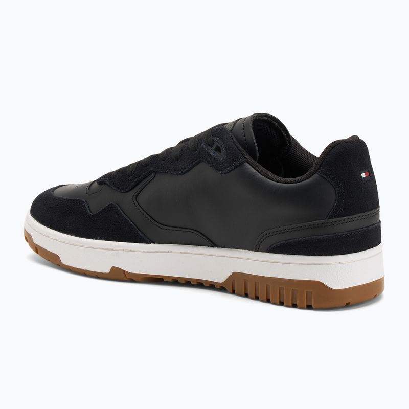 Tommy Hilfiger Basket Better Mix Lth черни мъжки обувки 3