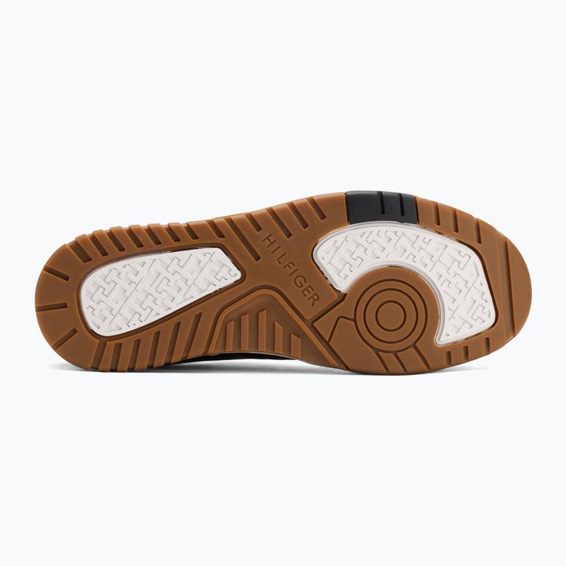 Tommy Hilfiger Basket Better Mix Lth черни мъжки обувки 4