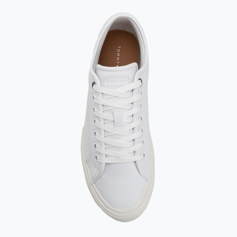 Мъжки кецове Tommy Hilfiger Street Leather Stitch white 5