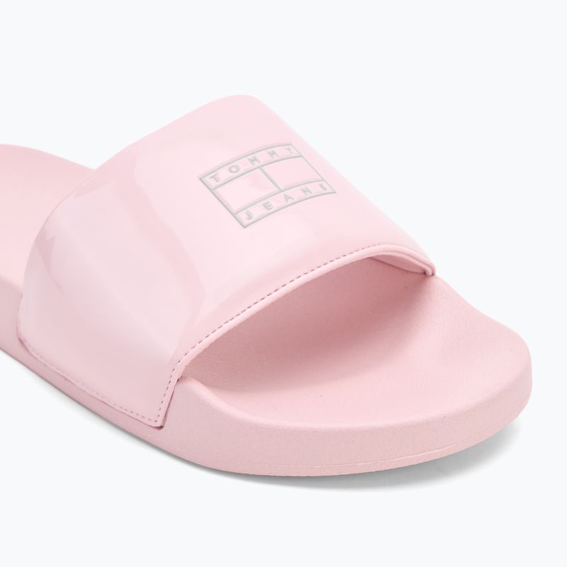 Tommy Hilfiger дамски джапанки Flag Pool Slide Patent misty pink 7