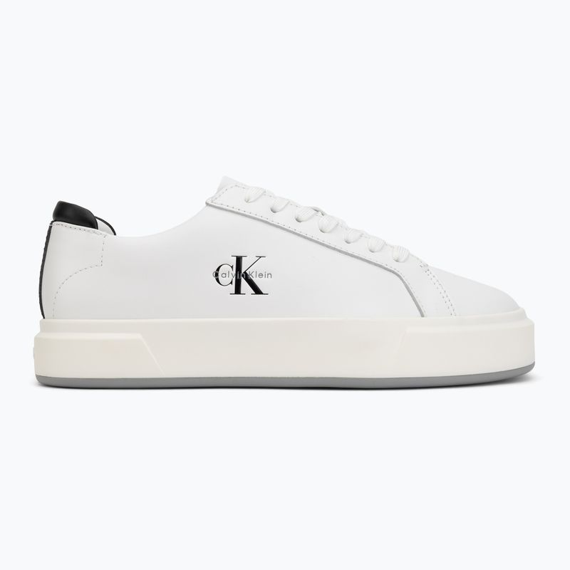Дамски обувки Calvin Klein YW0YW01945 Basket Cups Laceup Leather bright white/black 2