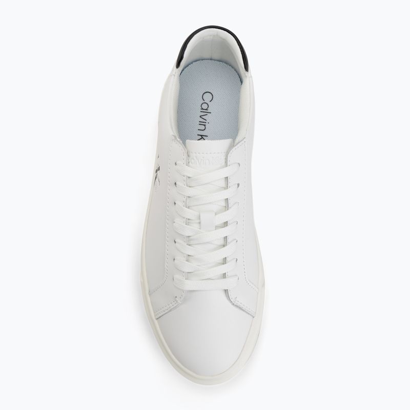Дамски обувки Calvin Klein YW0YW01945 Basket Cups Laceup Leather bright white/black 5