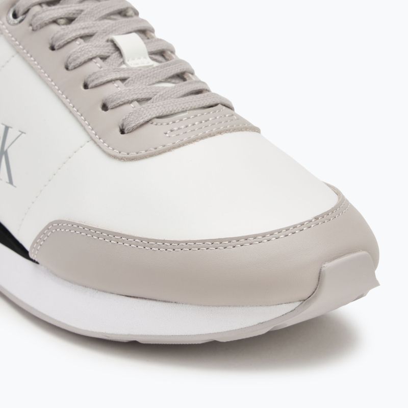 Дамски обувки Calvin Klein YW0YW01942 Retro Runner Lace Up Leather MG bright white/chateau 7