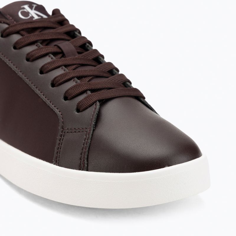 Дамски обувки Calvin Klein YW0YW01781 3 Cupsole Laceup PU MG bordeaux/ярко бяло 7