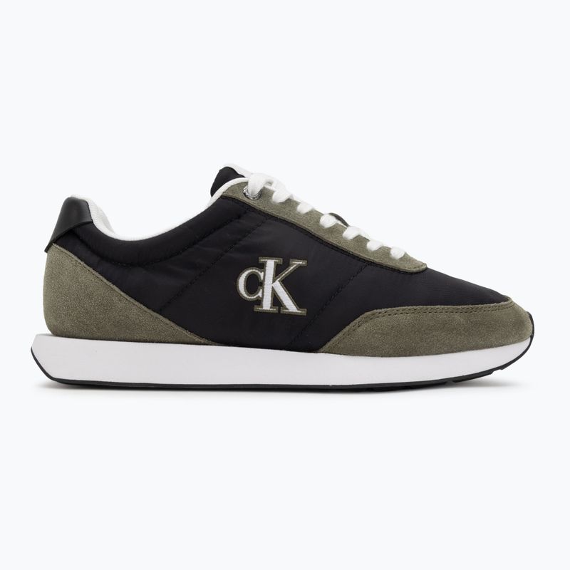 Мъжки маратонки Calvin Klein YM0YM01361 Retro Runner Essential MIX MAT black/capers/bright white 2