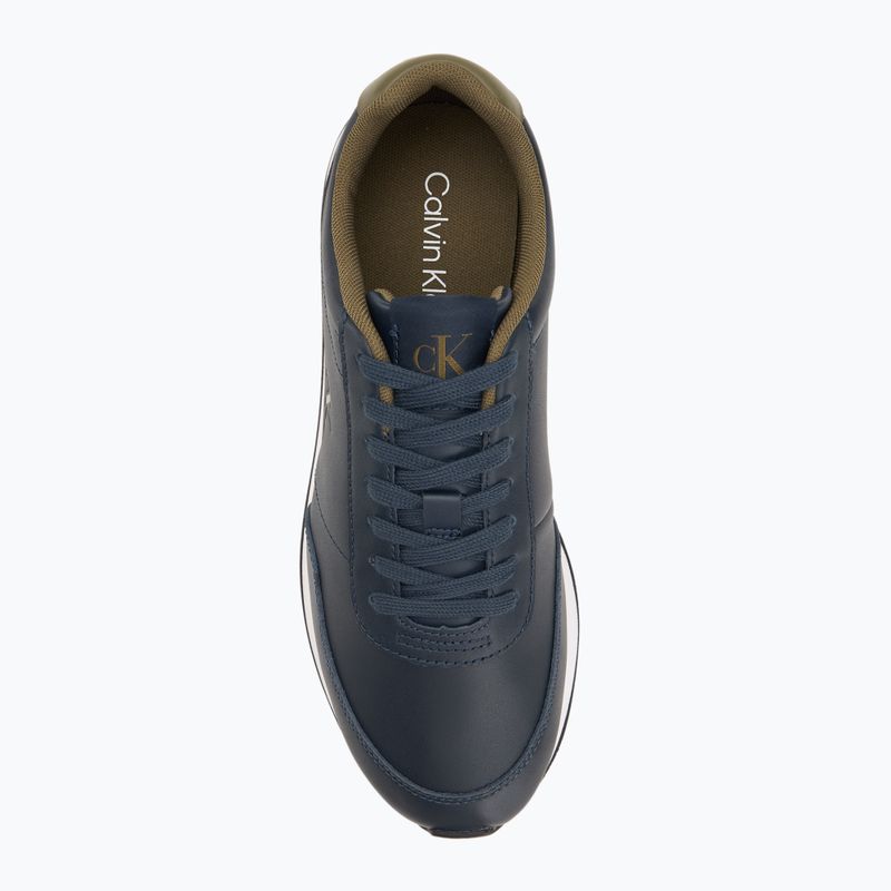 Мъжки обувки Calvin Klein YM0YM01355 Retro Runner Essential Leather navy/capers 5