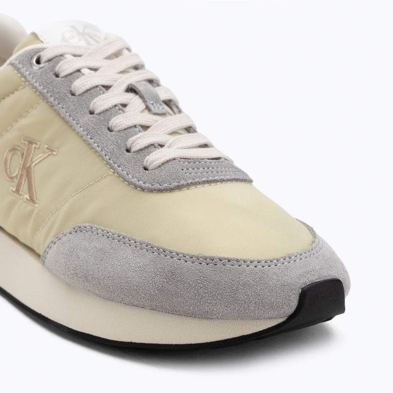 Дамски обувки Calvin Klein YW0YW01990 Retro Runner Lace Up Nylon MG green haze/grey/green/cashew 7