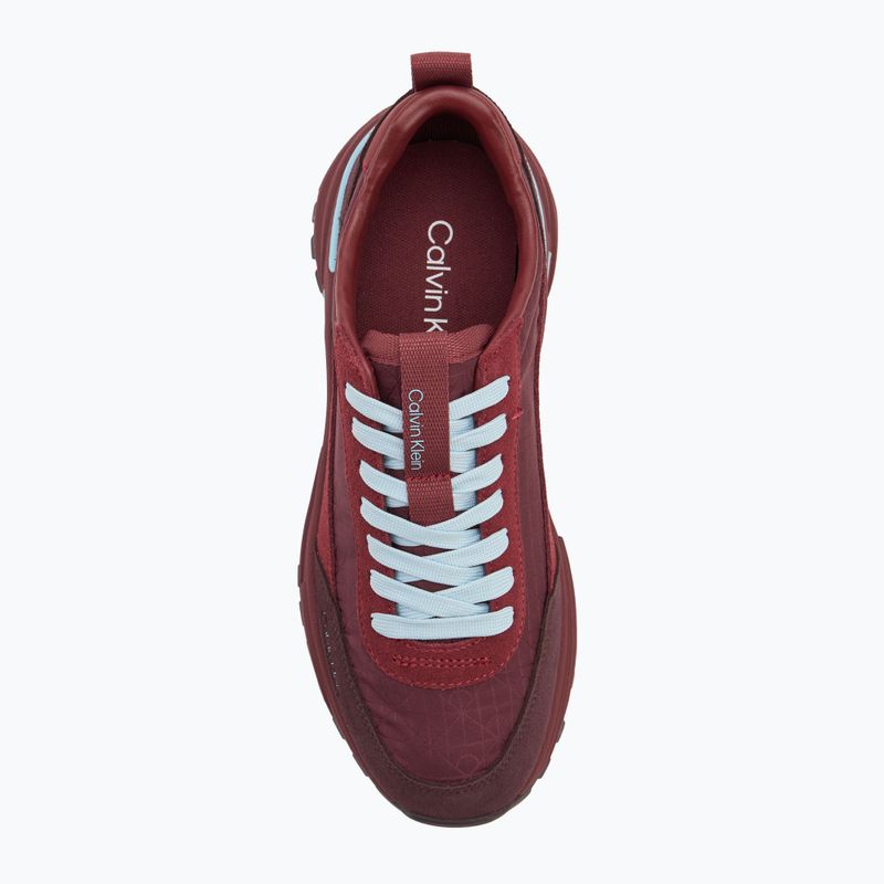 Дамски обувки Calvin Klein YW0YW01995 Hike Runner Casual Ny-Su AOP WN bordeaux 5