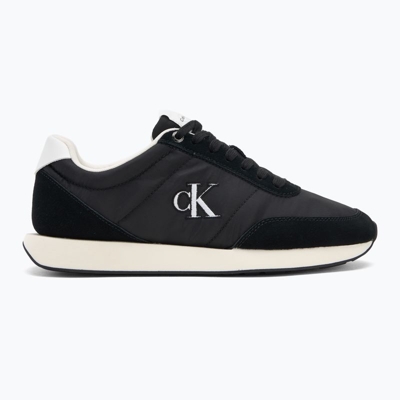 Мъжки обувки Calvin Klein YM0YM01361 Retro Runner Essential MIX MAT black/bright white 2
