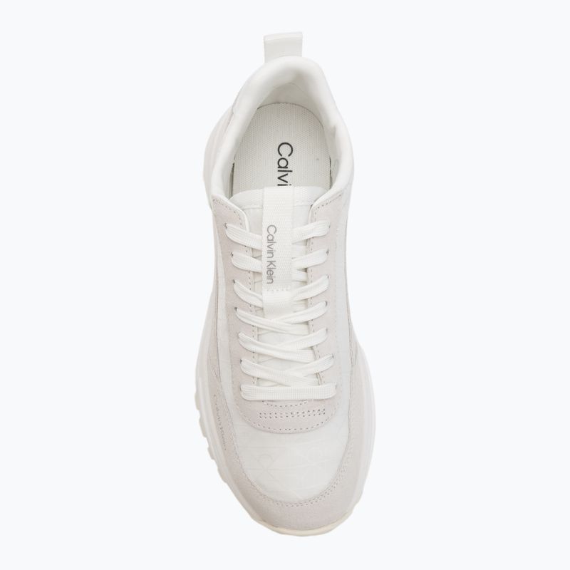 Дамски обувки Calvin Klein YW0YW01995 Hike Runner Casual Ny-Su AOP WN white/marshmallow/feather grey 5