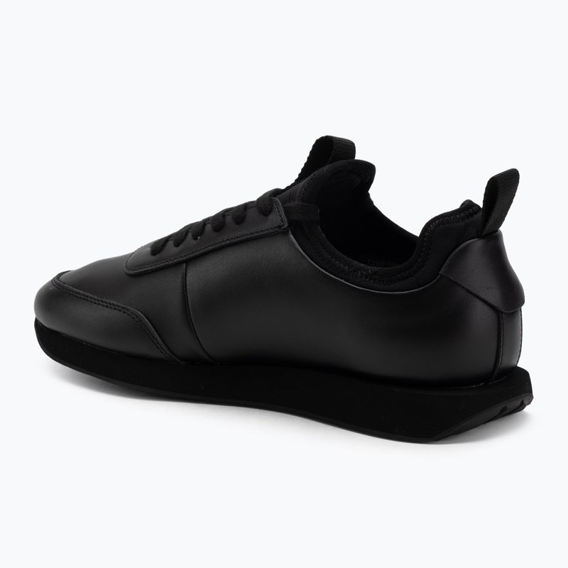 Мъжки обувки Calvin Klein YM0YM01362 Retro Runner Sock Laceup Leather тройно black 3