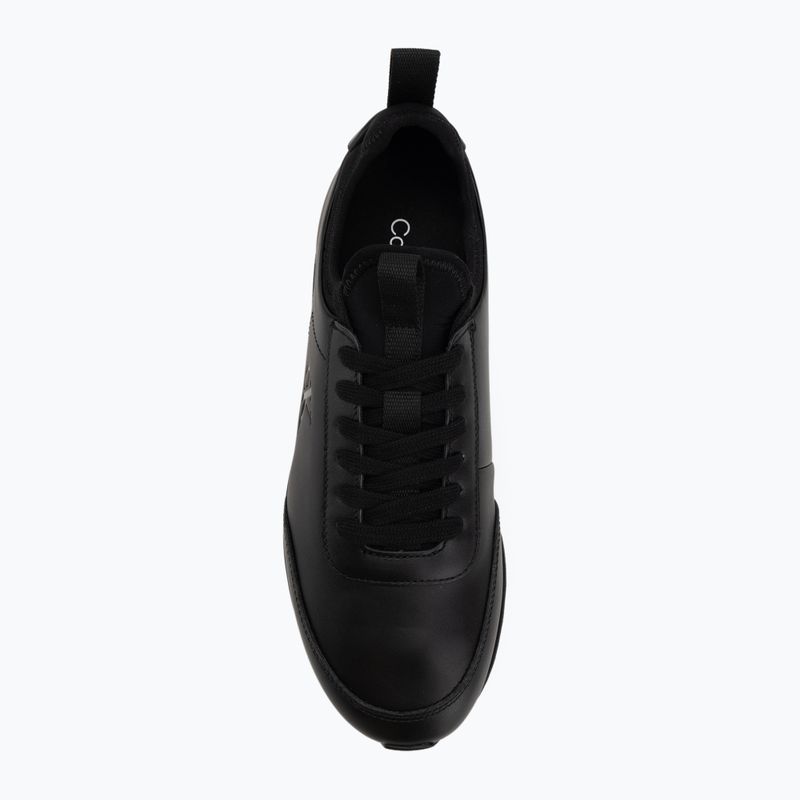 Мъжки обувки Calvin Klein YM0YM01362 Retro Runner Sock Laceup Leather тройно black 5