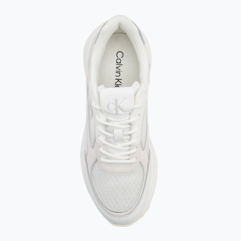 Дамски обувки Calvin Klein YW0YW02009 Hike Runner Mesh Mix MET MG bright white/silver 5