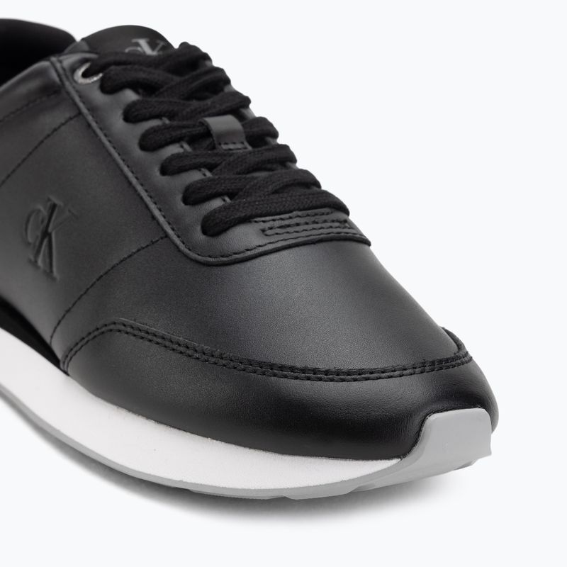 Дамски обувки Calvin Klein YW0YW01942 Retro Runner Lace Up Leather MG black/formal grey 7
