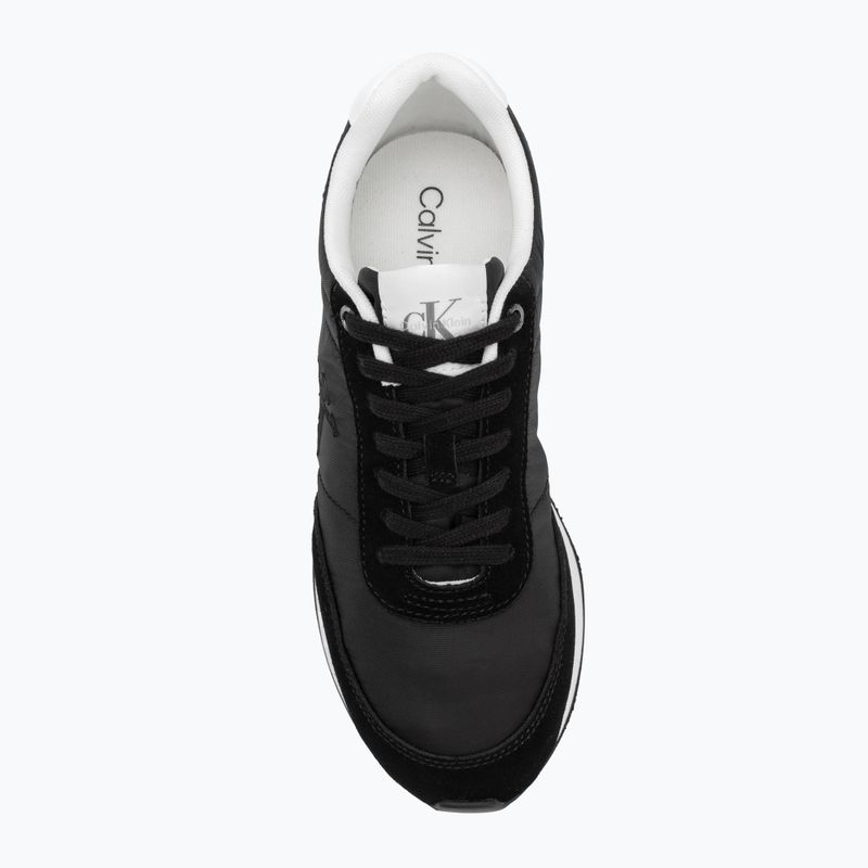Дамски обувки Calvin Klein YW0YW01990 Retro Runner Lace Up Nylon MG black/bright white 6