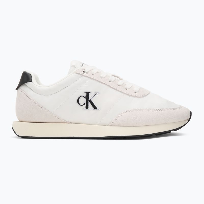 Мъжки обувки Calvin Klein YM0YM01361 Retro Runner Essential MIX MAT bright white/black 2