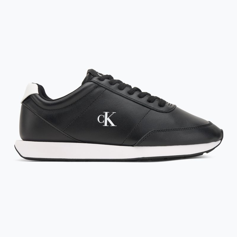 Мъжки обувки Calvin Klein YM0YM01355 Retro Runner Essential Leather black/bright white 2