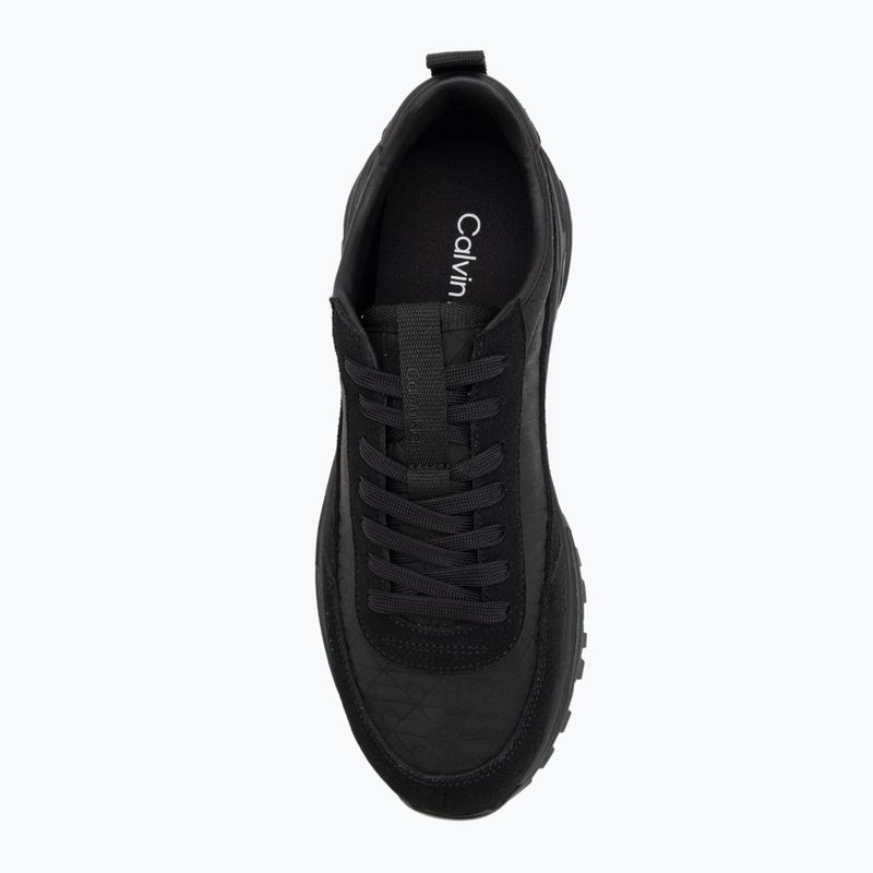 Мъжки обувки Calvin Klein YM0YM01378 Hike Runner Casual Ny-Su AOP тройно black 5