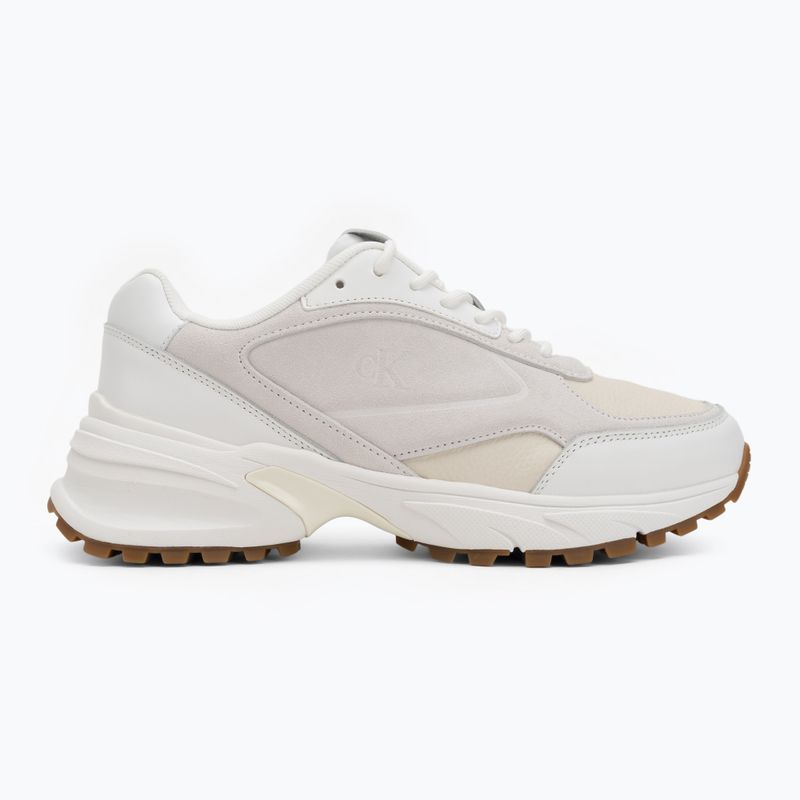 Мъжки обувки Calvin Klein YM0YM01289 Hike Runner HF Leather Mix bright white/creamy white/eggshell 2
