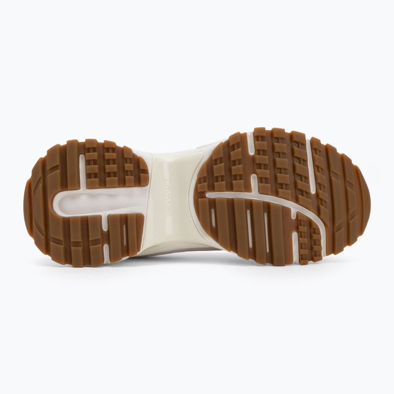 Мъжки обувки Calvin Klein YM0YM01289 Hike Runner HF Leather Mix bright white/creamy white/eggshell 4