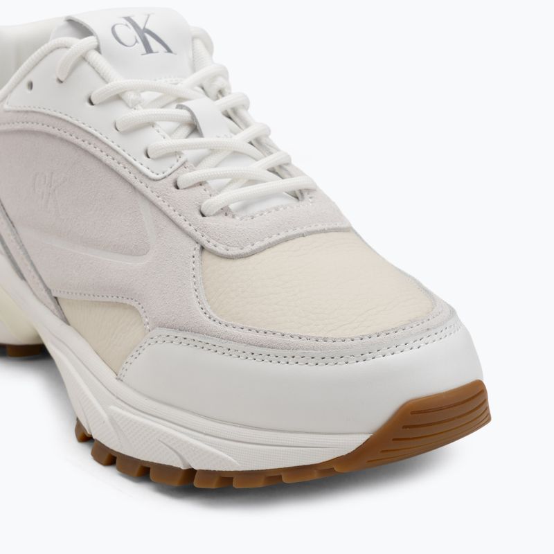 Мъжки обувки Calvin Klein YM0YM01289 Hike Runner HF Leather Mix bright white/creamy white/eggshell 7
