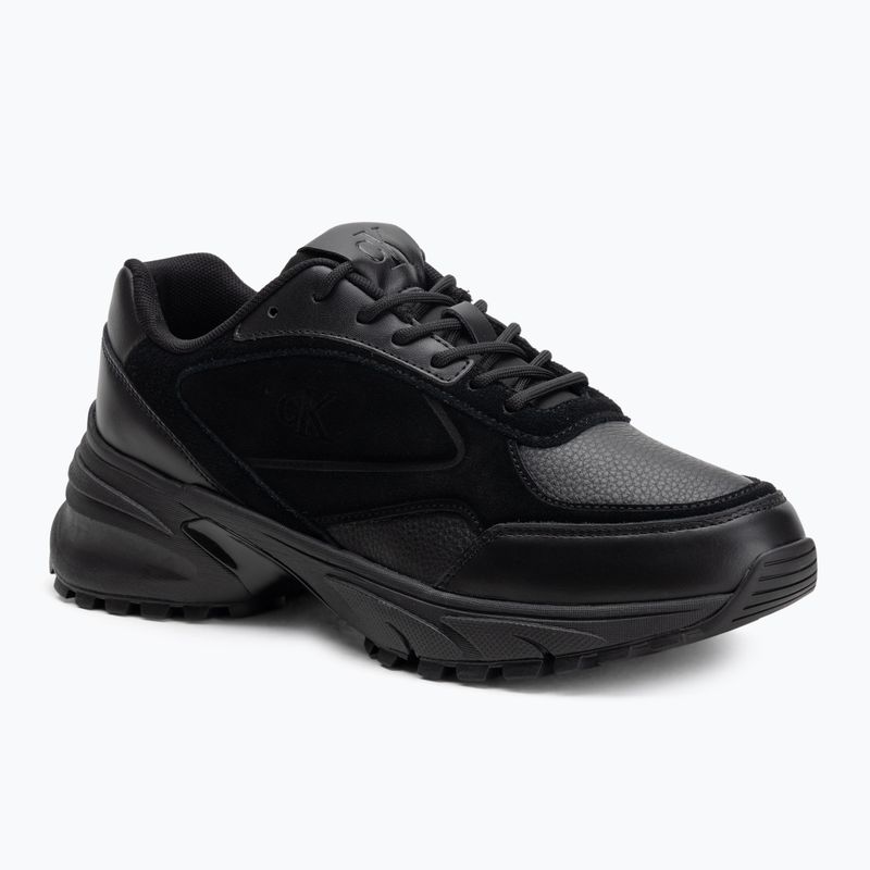 Мъжки обувки Calvin Klein YM0YM01289 Hike Runner HF Leather Mix triple black