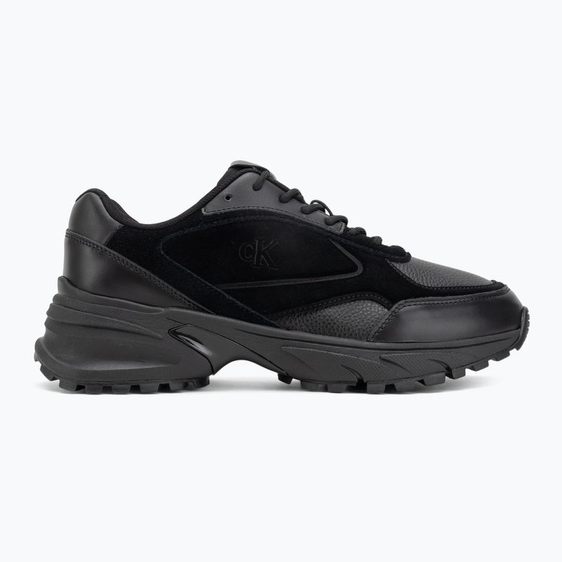 Мъжки обувки Calvin Klein YM0YM01289 Hike Runner HF Leather Mix triple black 2