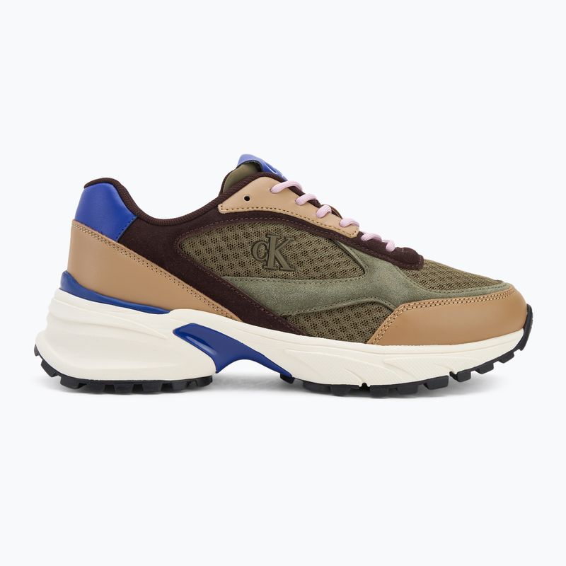 Мъжки обувки Calvin Klein YM0YM01379 Hike Runner Mesh MIX cumin/burnt out/khaki/purple blue 2