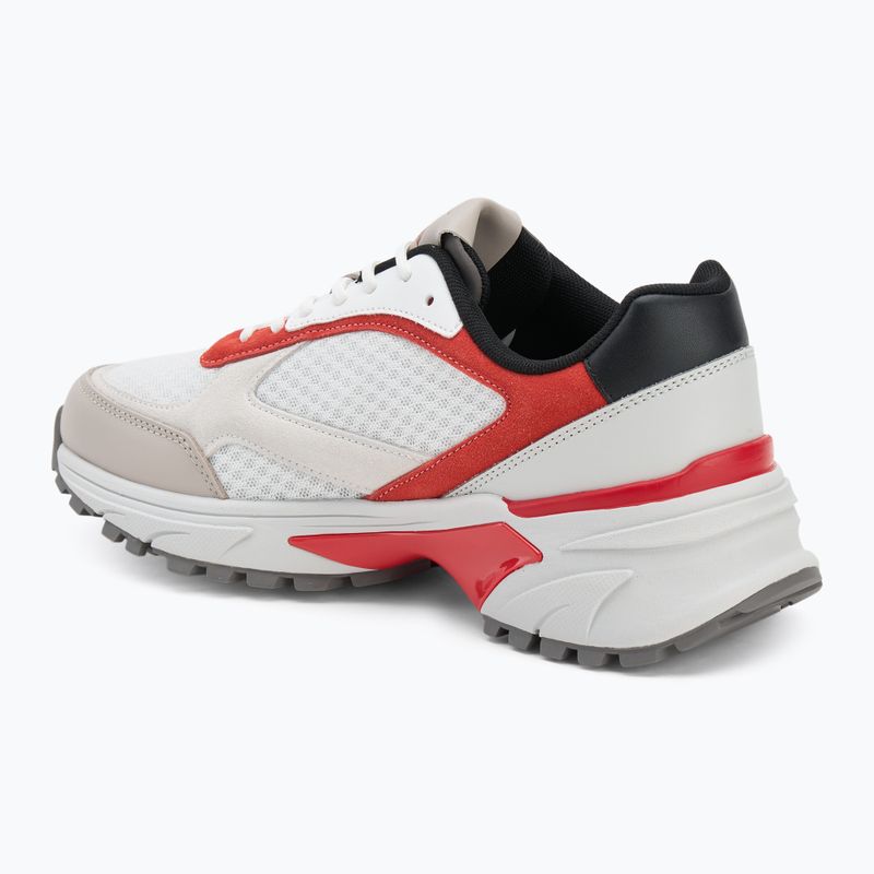 Мъжки обувки Calvin Klein YM0YM01379 Hike Runner Mesh MIX bright white/grey/flame scarlet 3