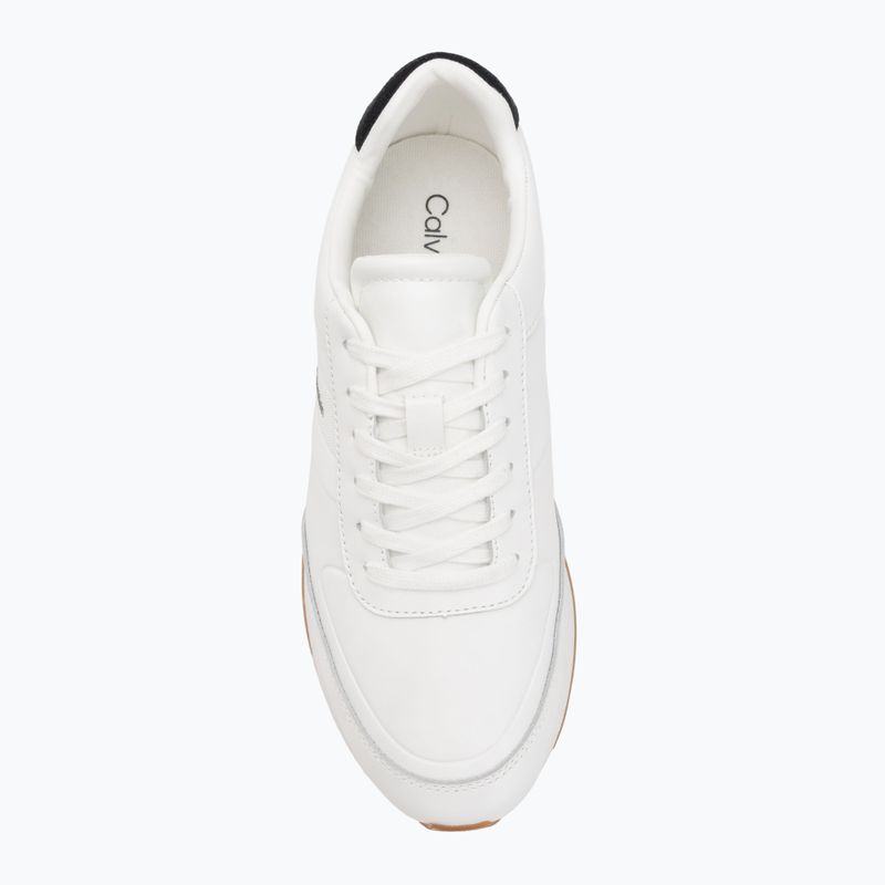 Мъжки обувки Calvin Klein YM0YM01381 Retro Runner Leather Tape bright white/black/rubber 5