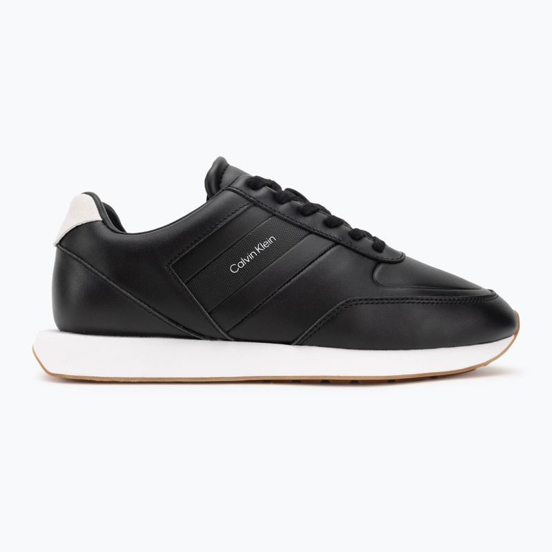 Мъжки обувки Calvin Klein YM0YM01381 Retro Runner Leather Tape black/bright white/gum 2