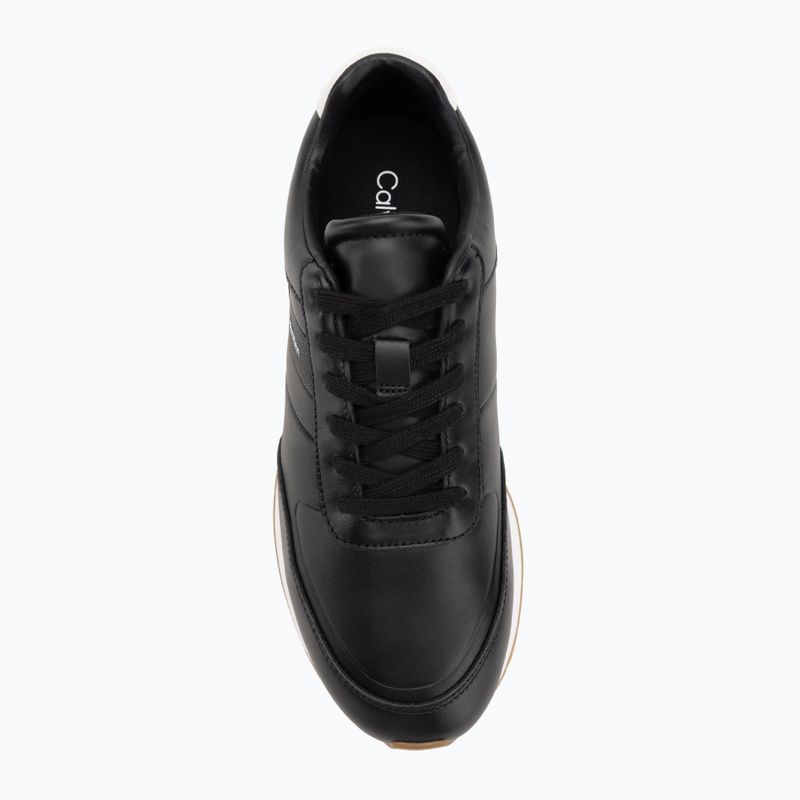 Мъжки обувки Calvin Klein YM0YM01381 Retro Runner Leather Tape black/bright white/gum 5