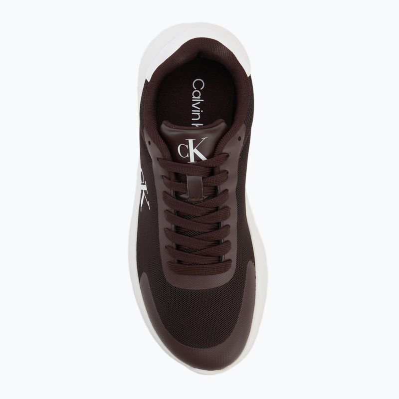 Дамски обувки Calvin Klein YW0YW01750 3 Eva Runner Mesh MG brown out/green haze 5